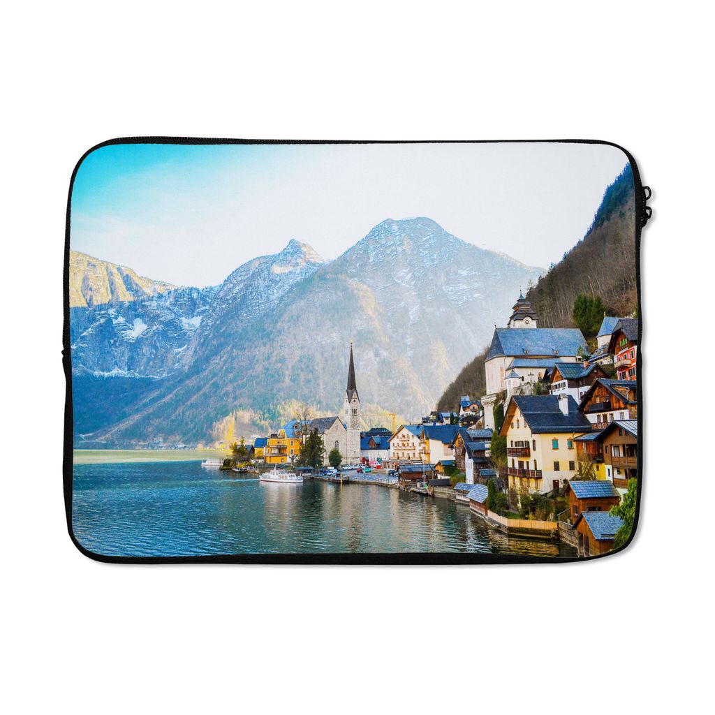 MuchoWow Laptop Hülle 14 ZollHallstatt in Österreich Laptoptasche - Laptoptasche - Stoßsicher - Schutzhaube