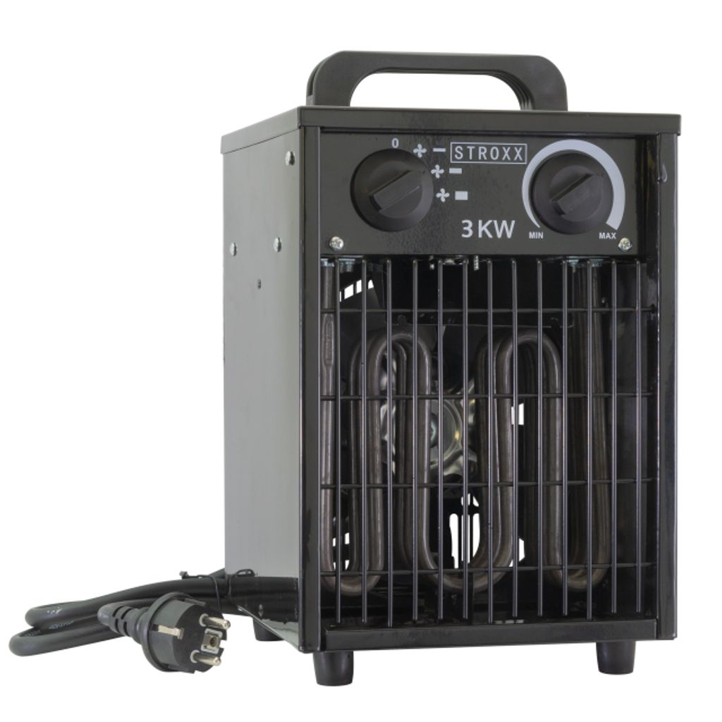 Stroxx Heizlüfter 3 KW Edelstahl