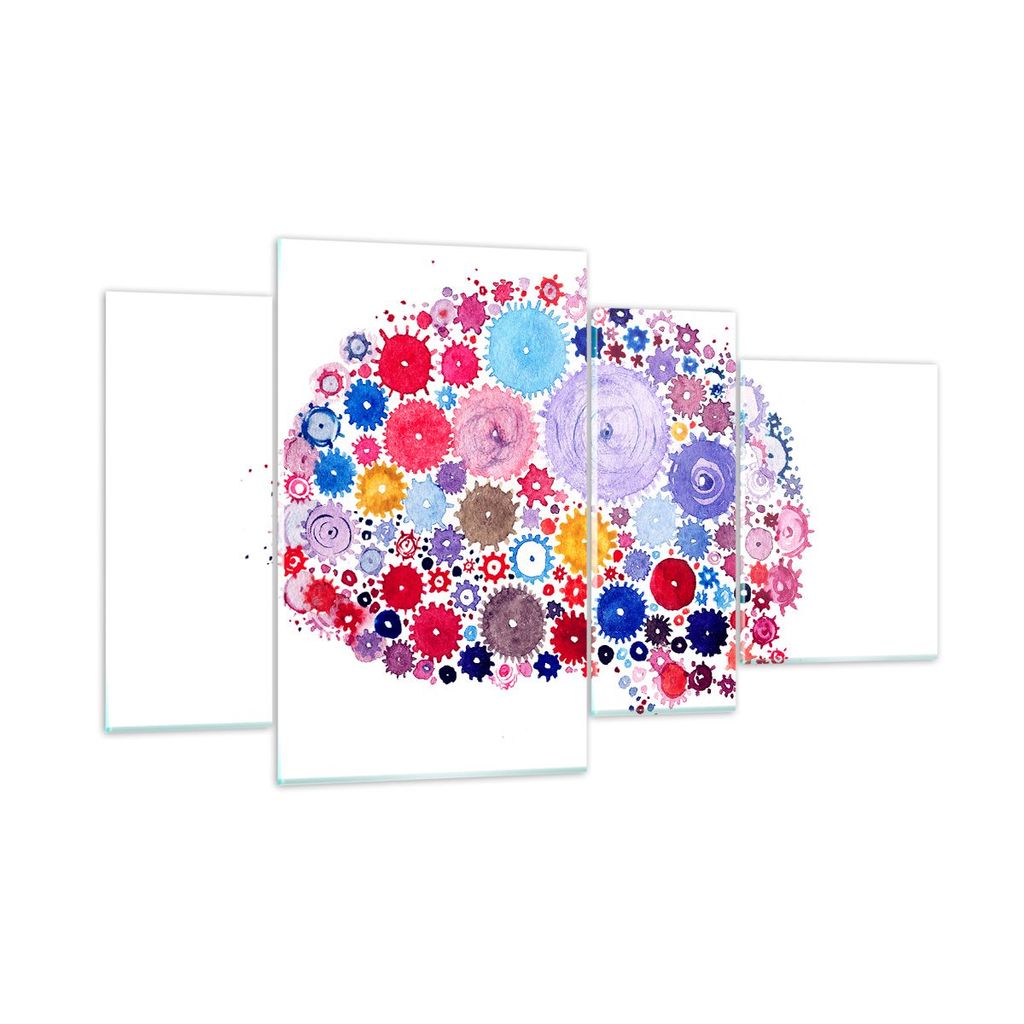 Bilder auf glas - Gehirn Innovation Inspiration - 120x70cm - Glasbilder - Wandbilder - Kunstdruck - zum Aufhängen bereit - Wanddekoration aus Glas...