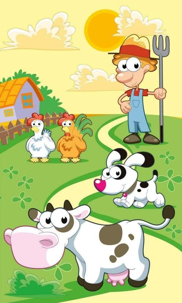 Fototapete - Farm 150x250cm - Vliestapete