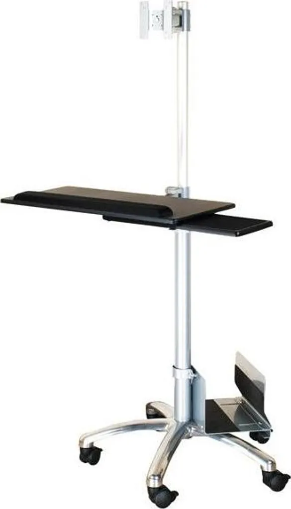 Support 3 écrans pour bureau - Bras triple LCD VALUE noir ergonomique