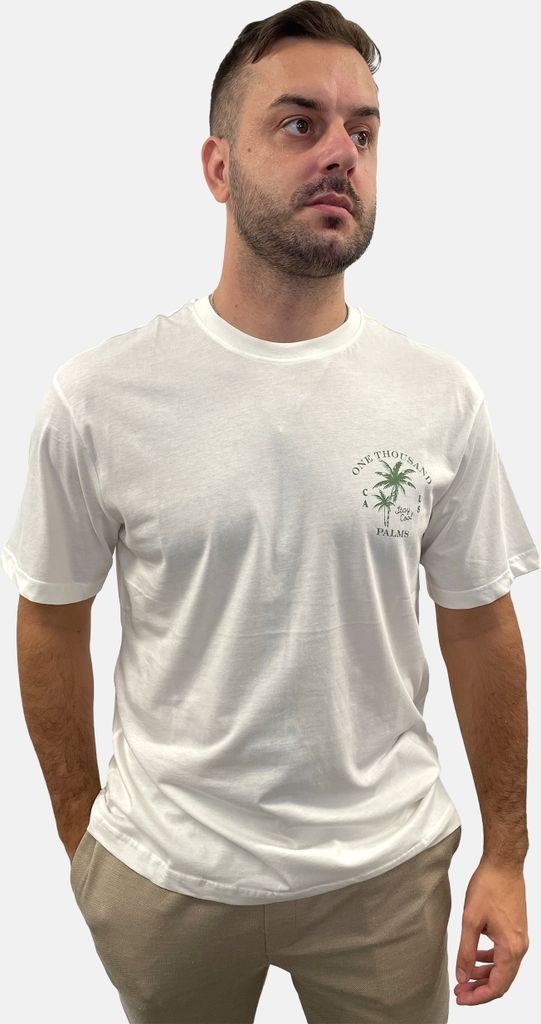 ONLY & SONS T-Shirt 2er-Set locker geschnitten Rundhals Kurzarm Größe: M