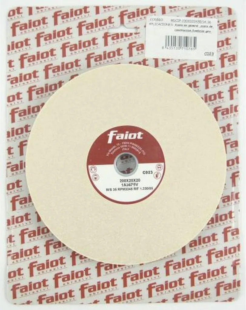 Disco abrasivo FAIOT 9A-60 150 mm Bianco