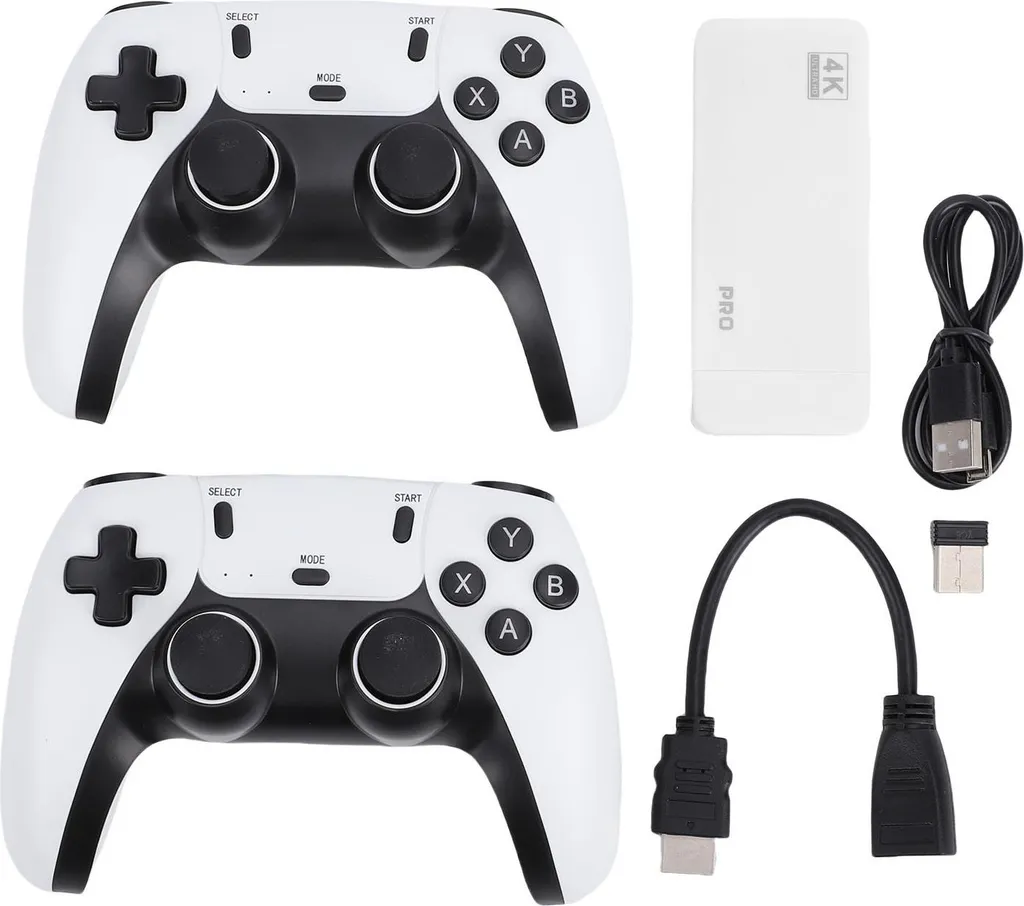 Console de jeux rétro Stick HDMI 4K - Game Stick 64 Go et 12000 jeux inclus
