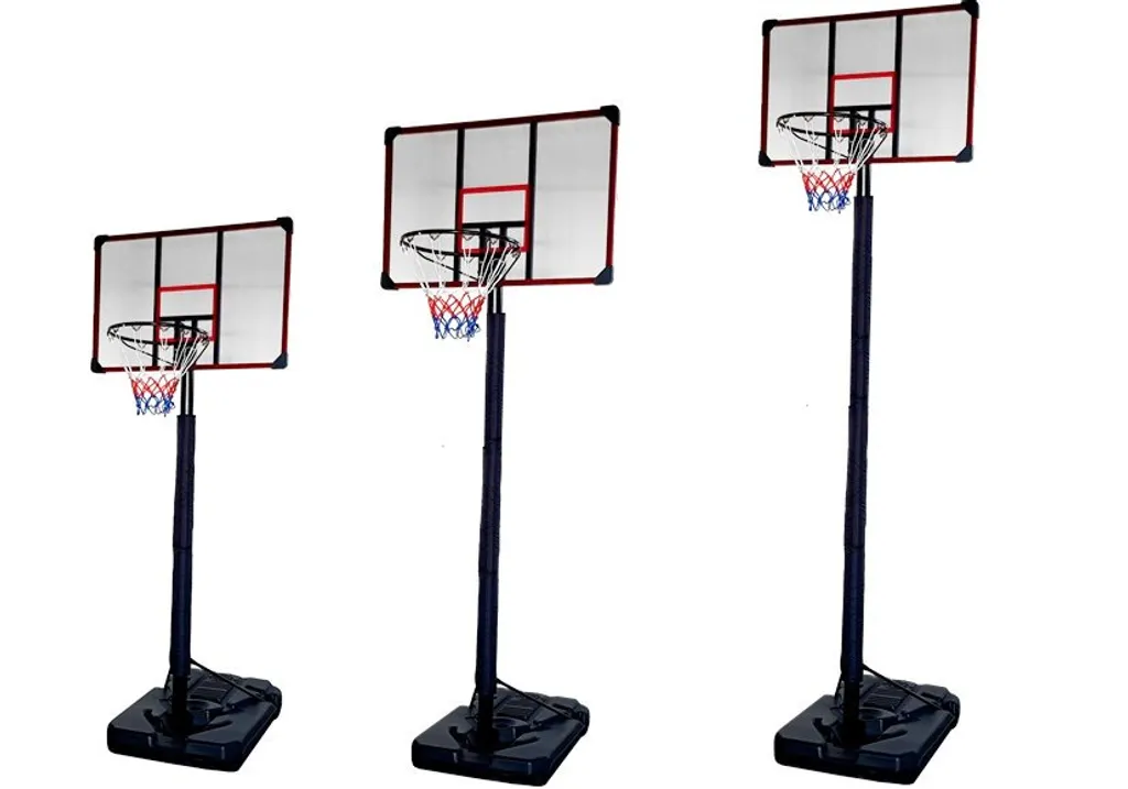 Panier de basket mobile avec hauteur ajustable 2m00-3m05 et base lestable