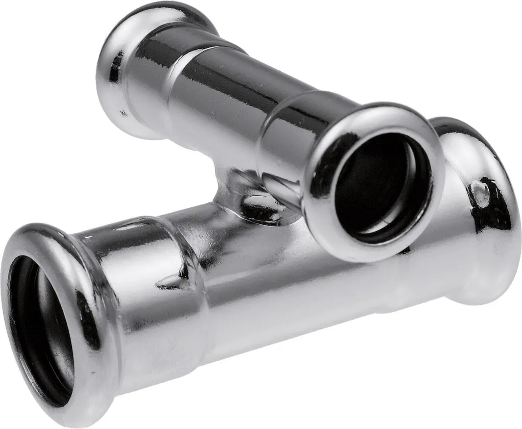 Croix réductrice de passage en acier 18/15 pour tuyauterie robuste