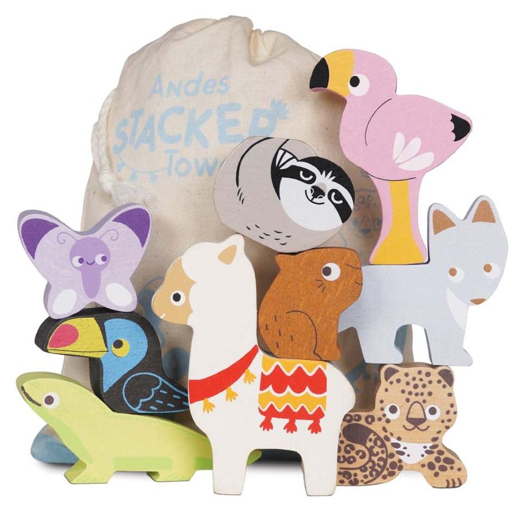 Le Toy Van LTV – Andes Stacker Tower & Bag