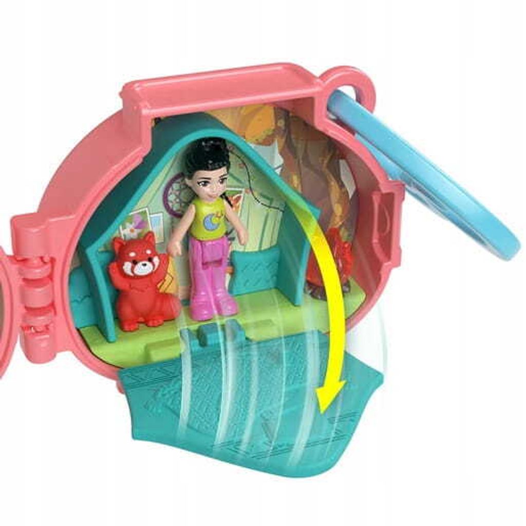 Set di borse per bambole Polly Pocket Mattel Mini pupazzi