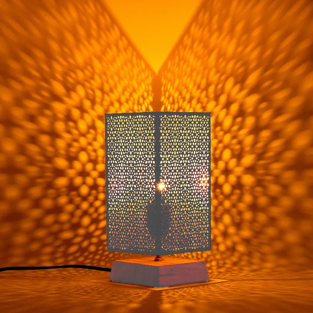 Set Regalo 2 Lampade Autigan Bianco | Design Boho Chic da Tavolo - 8