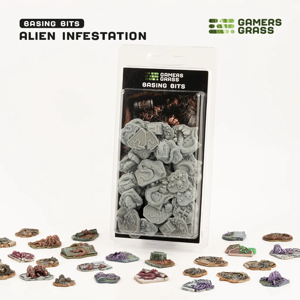 Éléments de soclage miniatures Alien Infestation pour modélisme SF