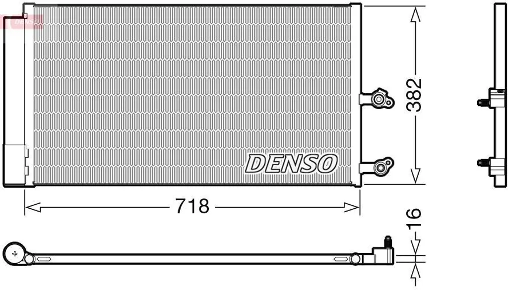 Fini les fuites de clim : Condenseur DENSO DCN33014 pour Volvo XC90 II