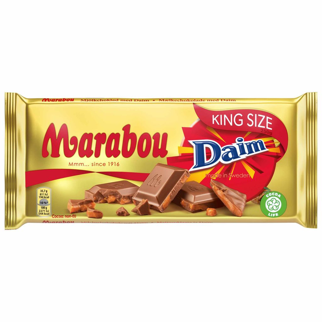 Marabou Schokolade Daim (220g Tafel) Produktbild 