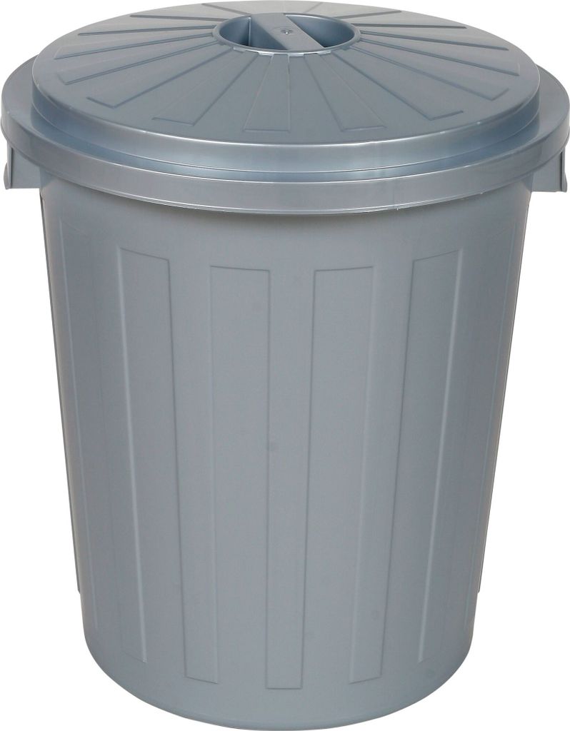 Atkritumu tvertne Mats 50L Maxi O50x55cm sudraba krasa Obrázok produktu 