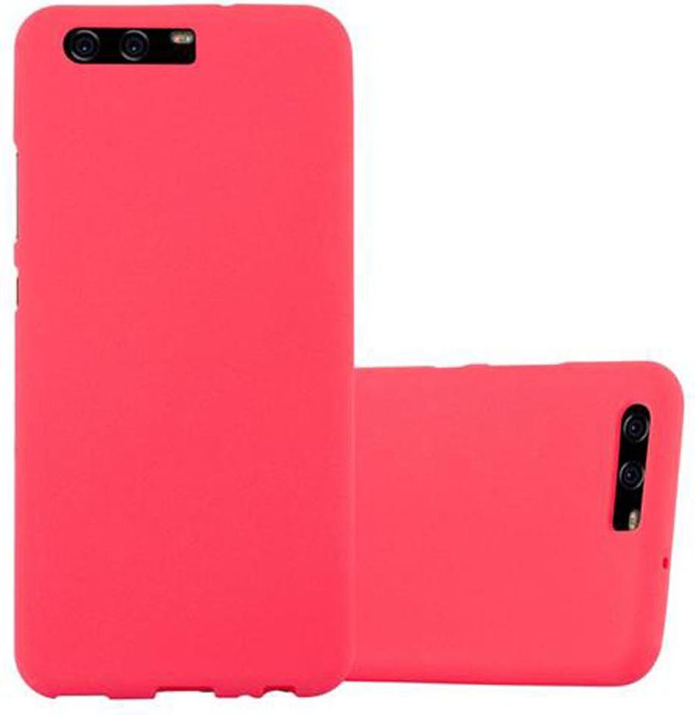 Cadorabo Schutzhülle für Huawei P10 Hülle in Rot Handyhülle TPU Etui Cover Case