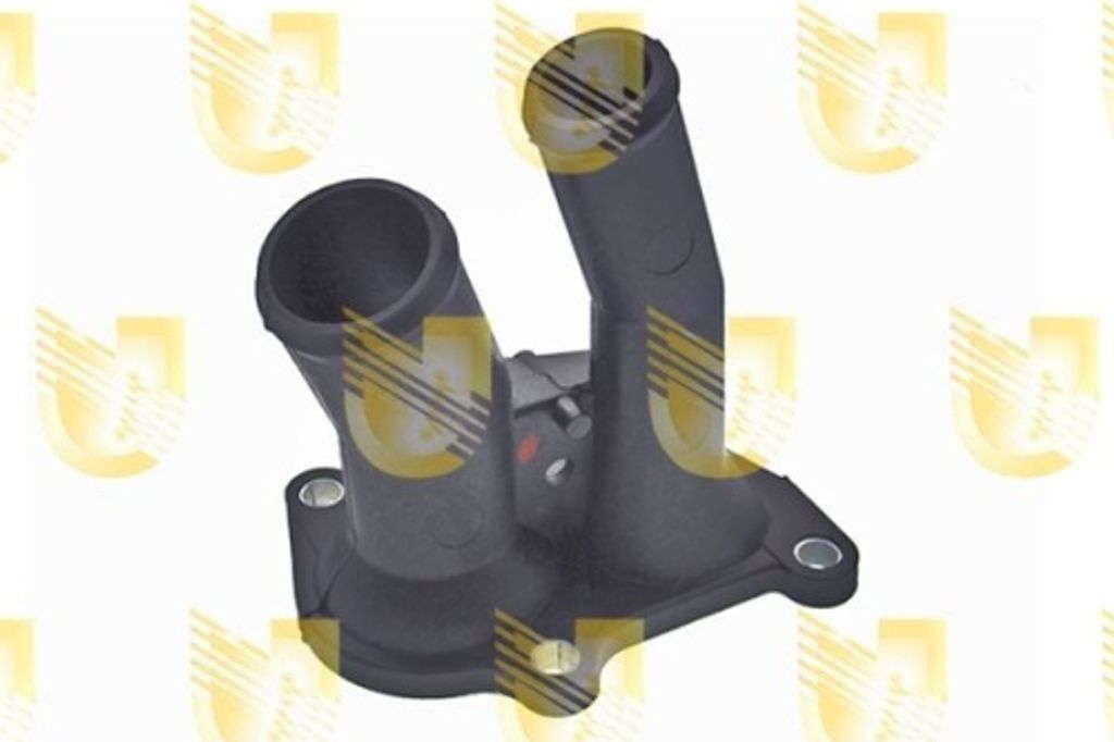 UNIGOM 341412 Kühlmittelflansch für FORD Fiesta Mk6 Schrägheck (JA8, JR8) Wasserflansch