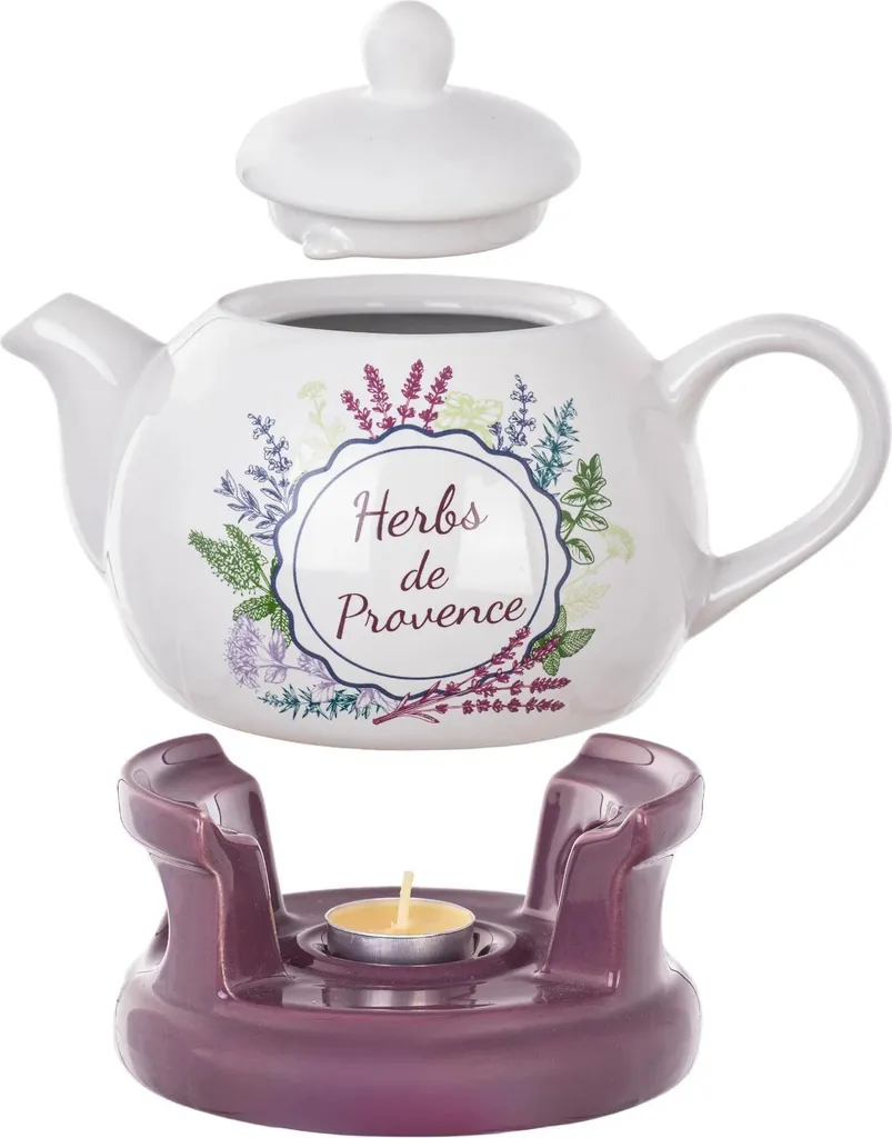 Chauffe-plat violet en céramique robuste - Design ergonomique de table