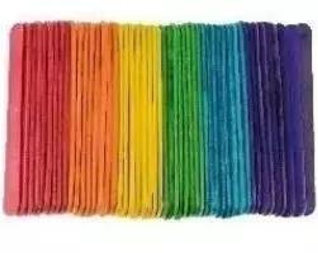 Patyczki kreatywne Jumbo mix kolorów 11,4 cm 50 sztuk Produktbild 