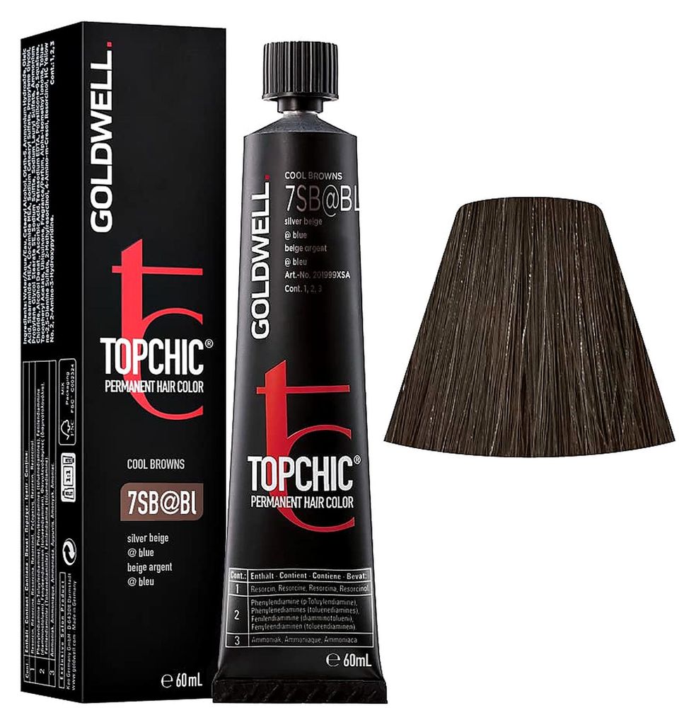 Goldwell Topchic Tube C6SB Silver Brown 60ml - colore Immagine del prodotto 