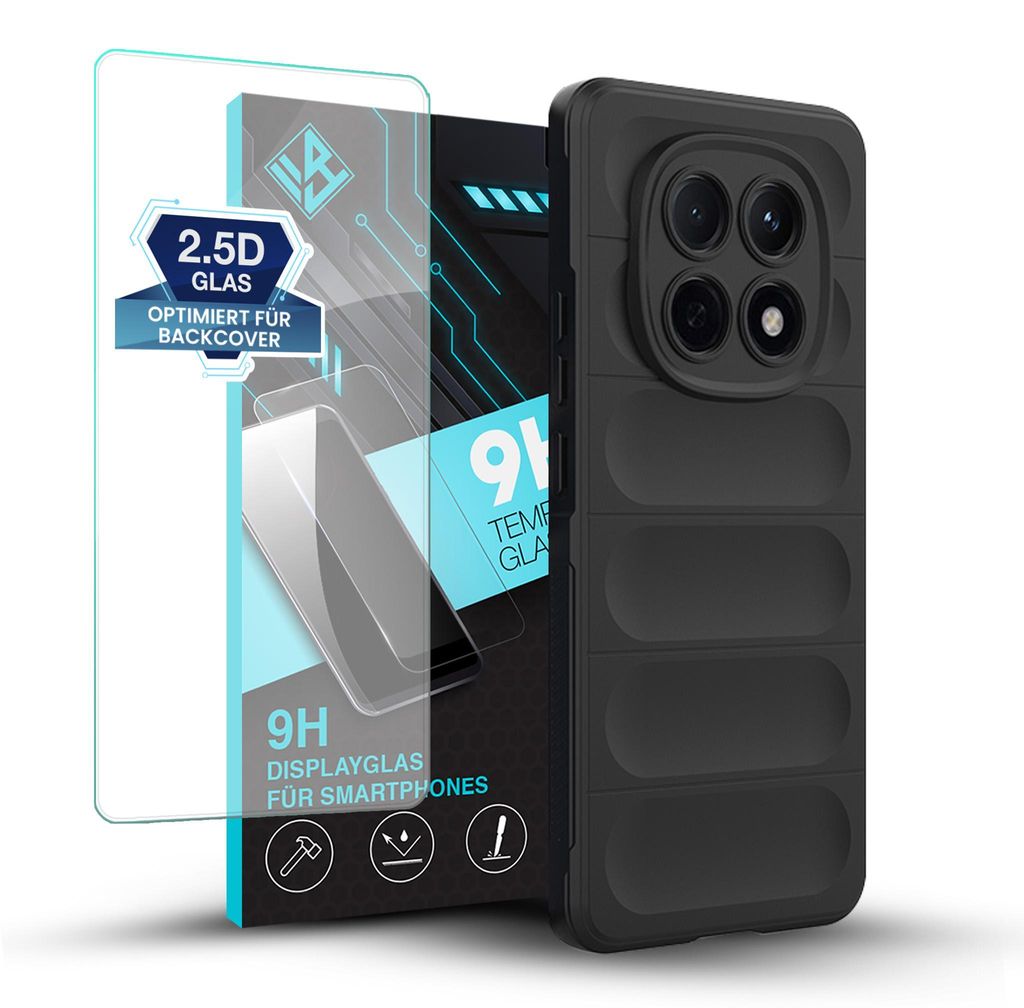 Handy Hülle für Xiaomi Redmi Note 15 5G mit 9H Displayglas Produktbild 