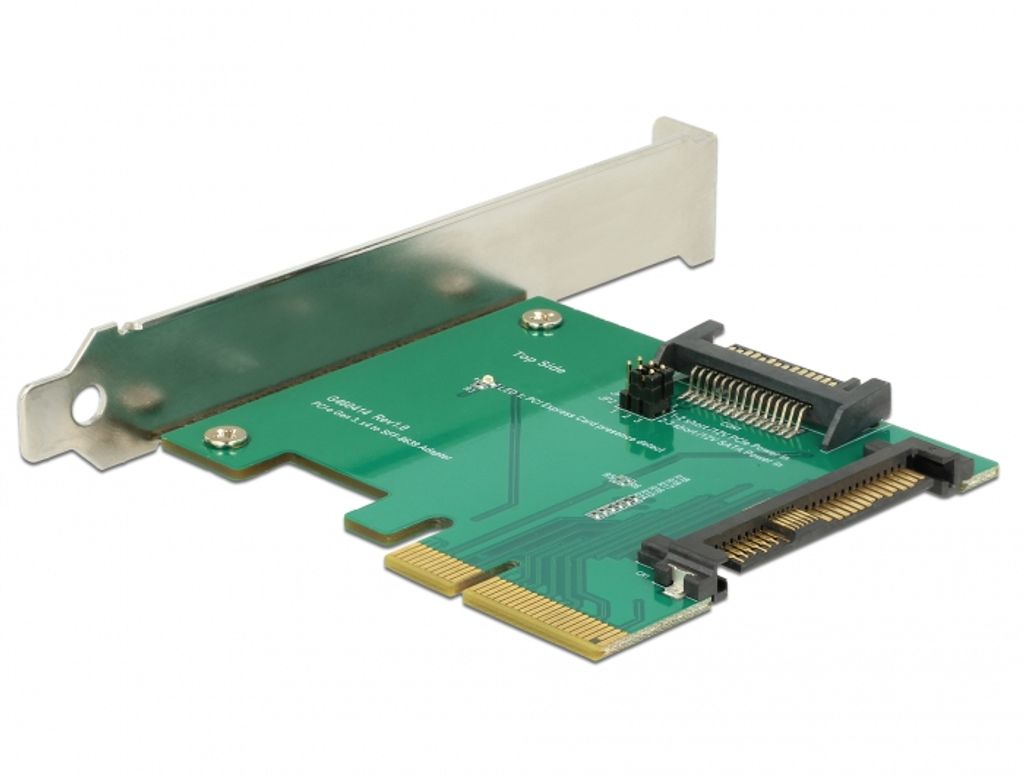 DELOCK PCI Express x4 Karte >1 x intern U.2 NVMe SFF-8639 ST