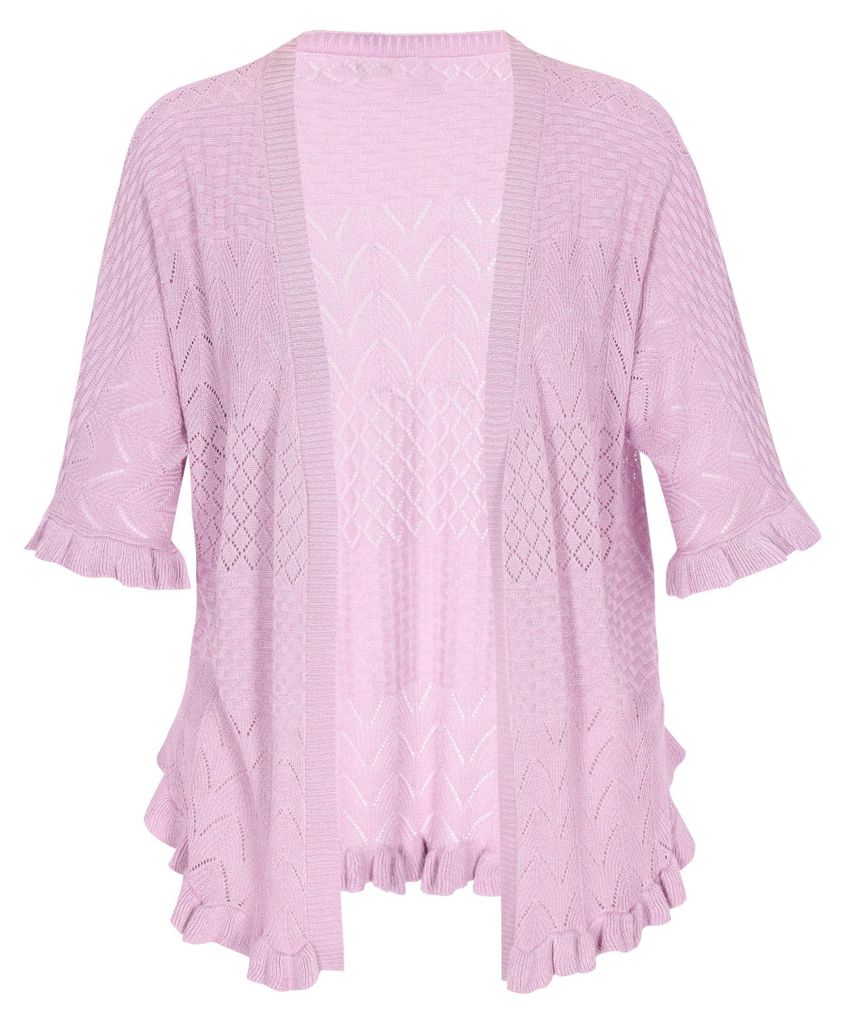 MALUBA Damen Cardigan - Lila, XXL
