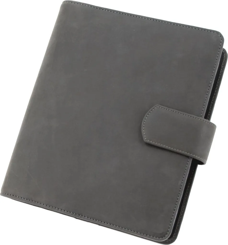 Regalo di Classe: Agenda Bind 15505 A5 Pelle Grigia con Chiusura