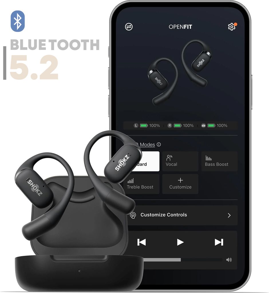 Bezprzewodowe słuchawki nauszne SHOKZ OpenFit do Zdjęcie produktu 3