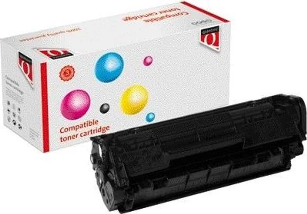 Toner noir Q2612A 12A idéal pour impressions bureautiques fluides et nettes