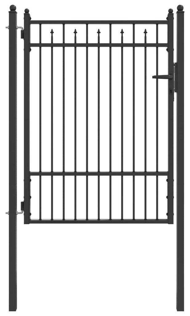 vidaXL Cancello da recinzione HORST 100 x 125 cm in metallo Immagine del prodotto 
