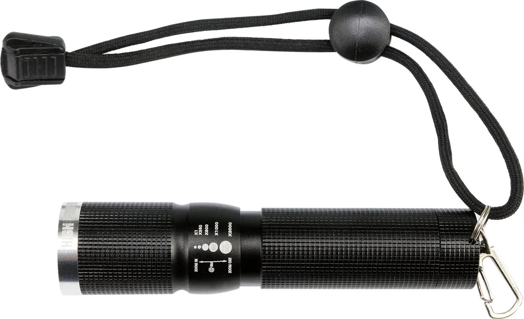 Mini Torcia Tascabile LED 3W 100lm Alluminio: EDC per Escursionismo