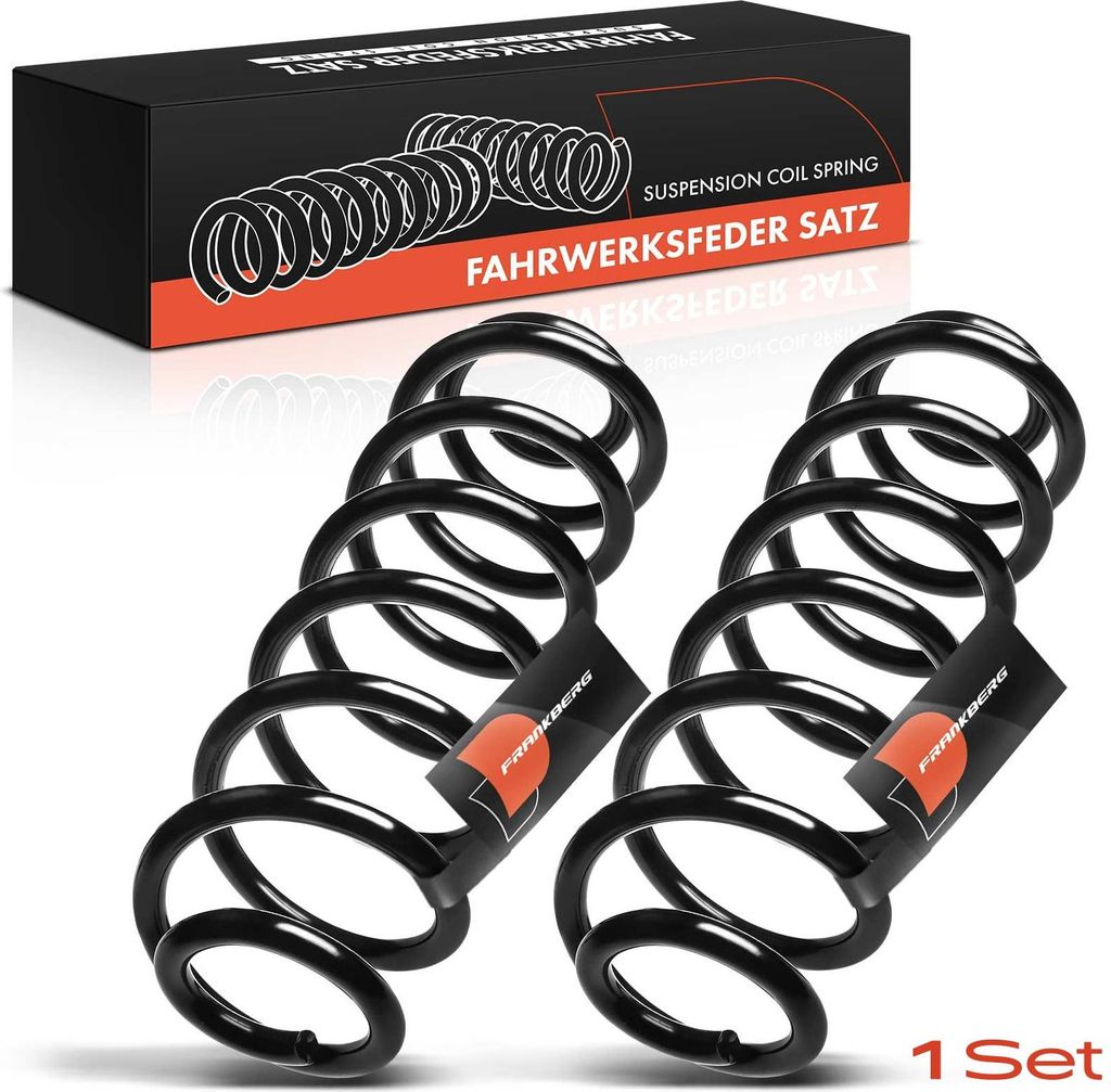 Frankberg 2x Fahrwerksfeder Hinterachse für Audi A4 Allroad 8KH B8 2.0L 3.0L 2009-2016