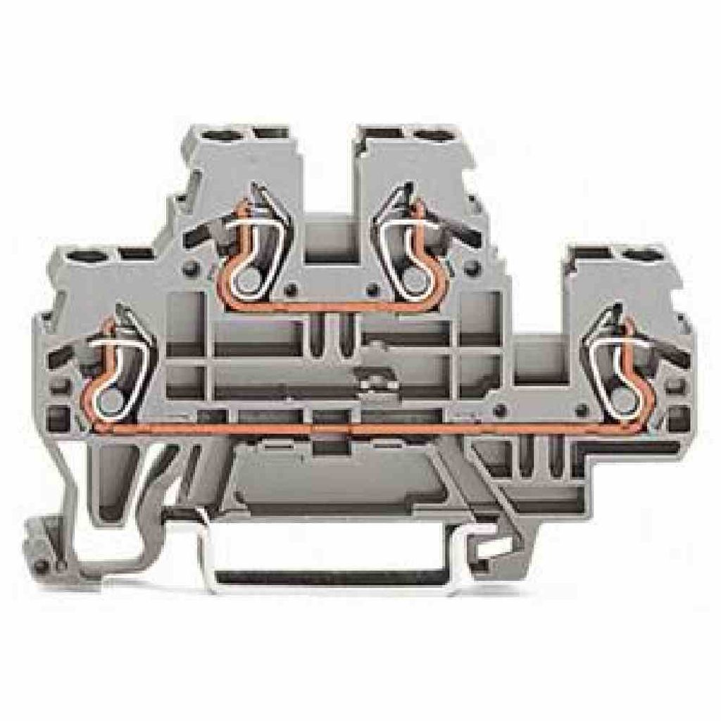 WAGO Reihenklemme 0,08-2,5qmm 1Etage gr 24A TS35