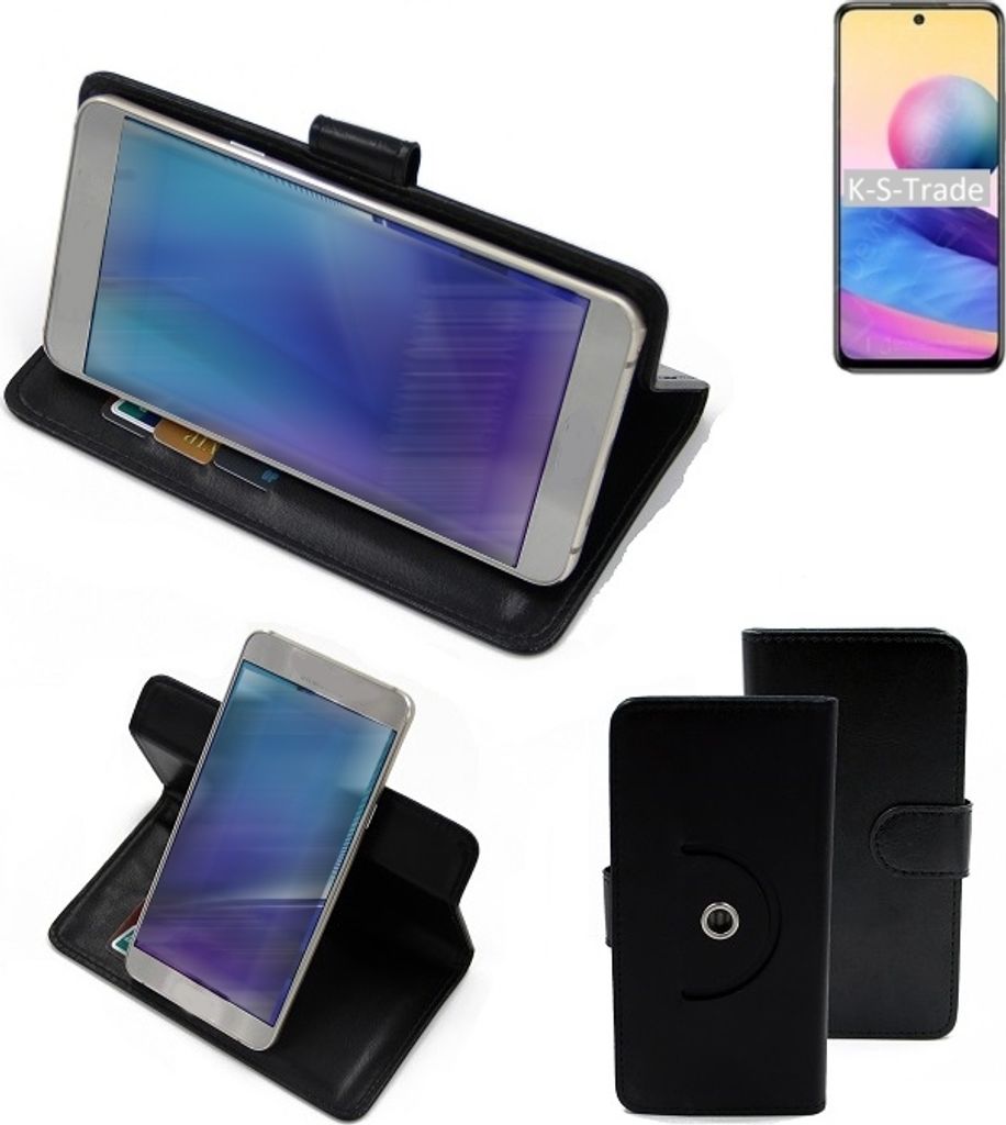 K-S-Trade Case Schutzhülle Handyhülle kompatibel mit Xiaomi Redmi Note 10 JE Flipcase Smartphone Cover Handy Schutz Tasche Klapphülle Walletcase