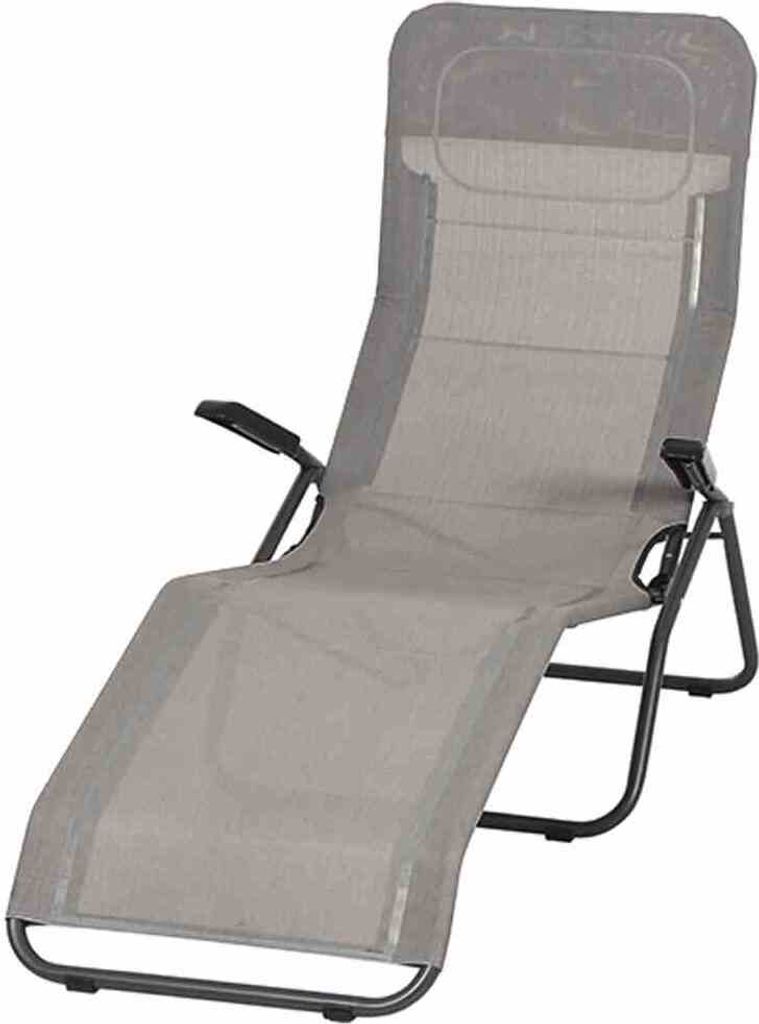 SIENA GARDEN Anco Kippliege anthrazit / taupe Produktbild 