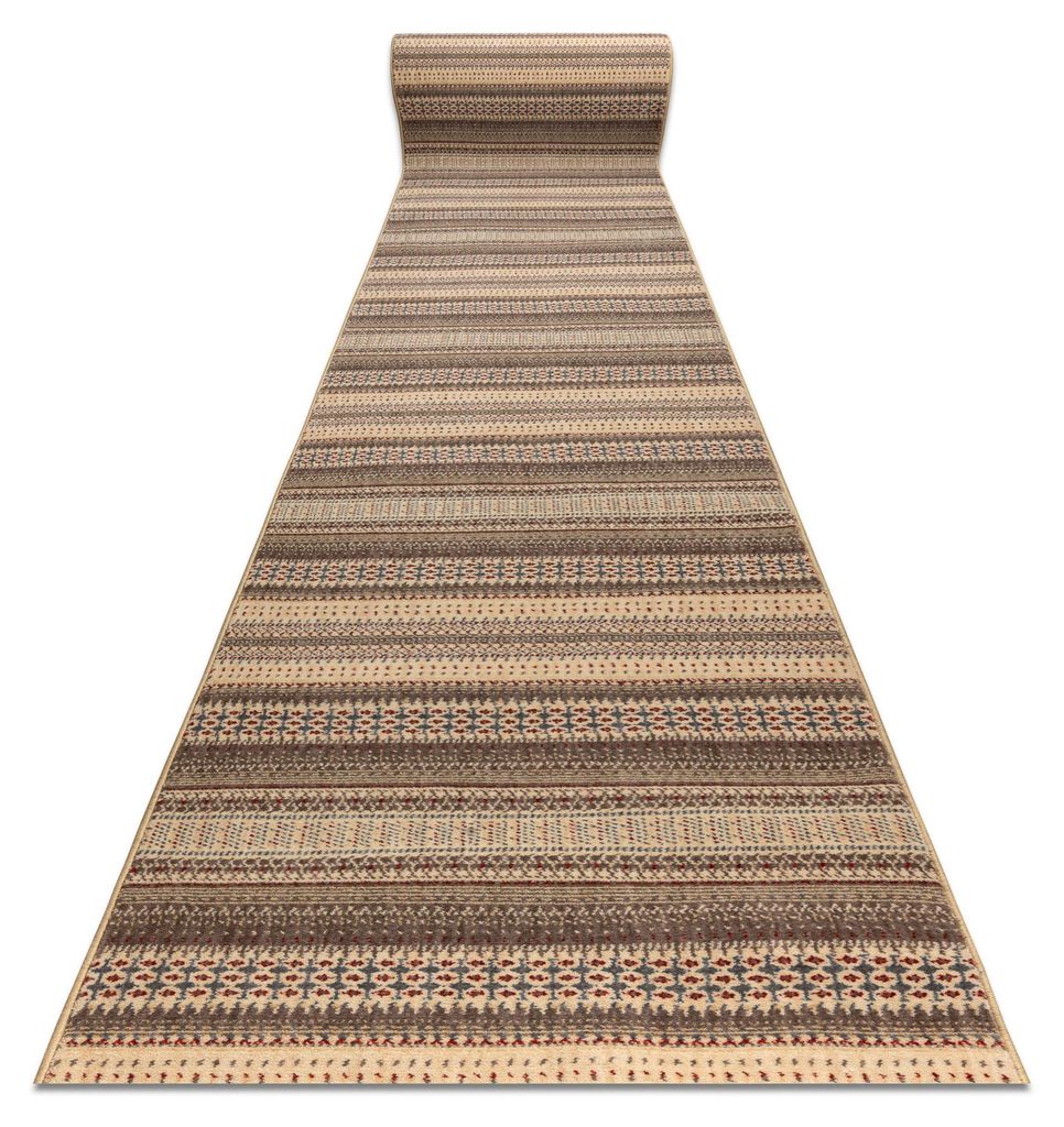 Wolle Läufer DJOBIE 4533/101 Orientalisch beige / rot 80cm beige 80x700 cm