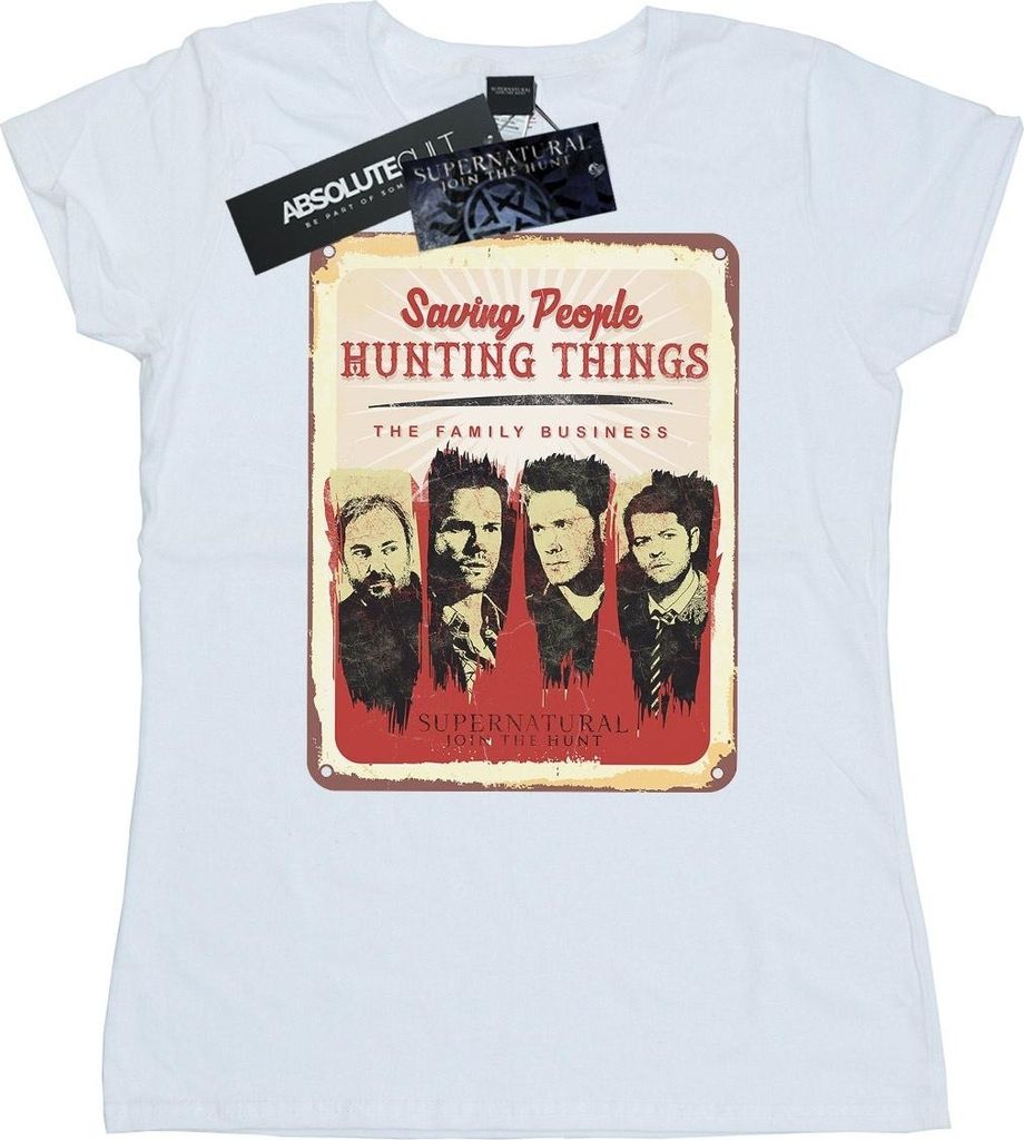 Supernatural - T-Shirt für Damen BI40632 (L) (Weiß)