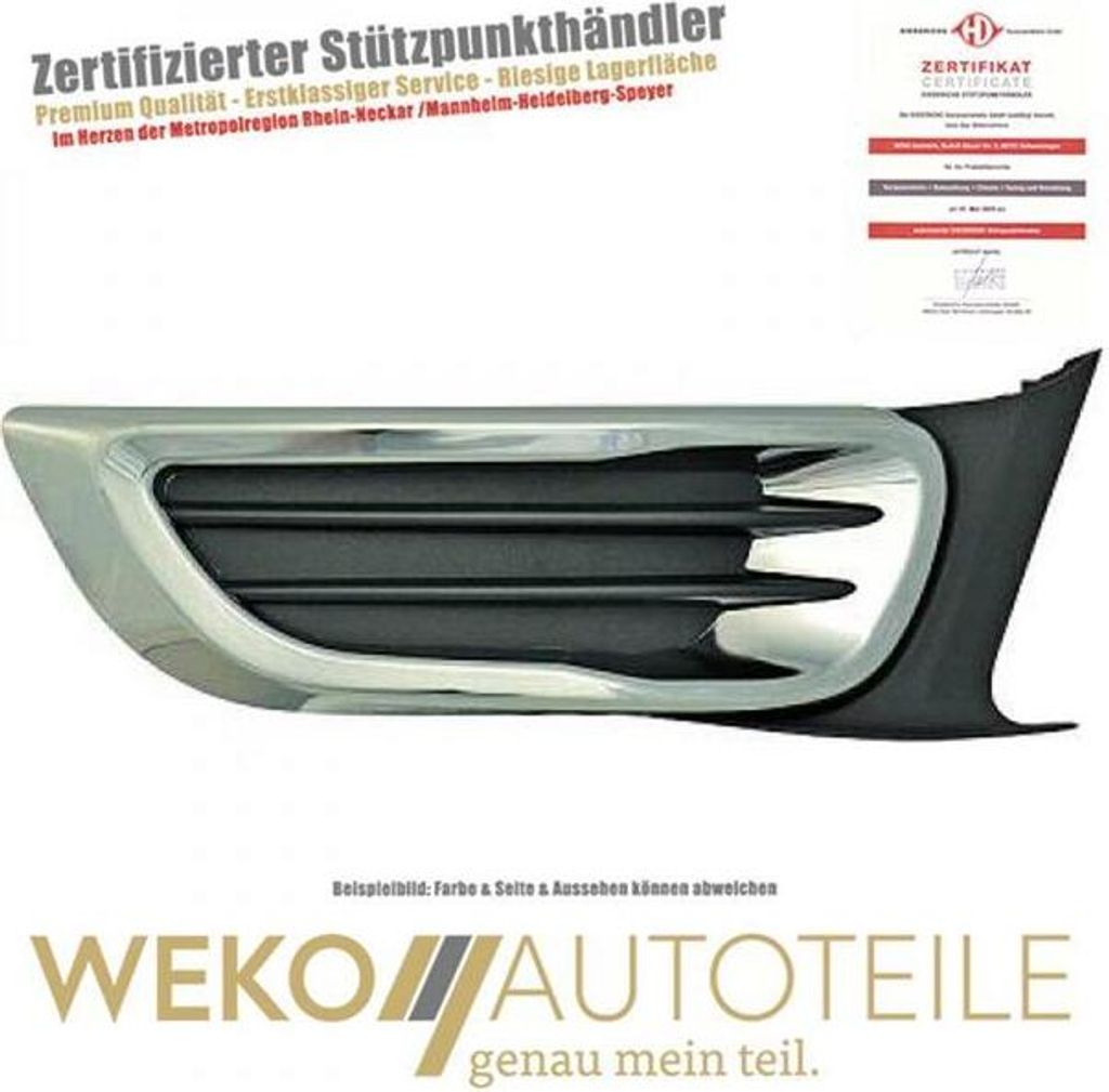 Zier Schutzleiste Stoßstange vorne rechts DIEDERICHS 4006652 für CITROËN