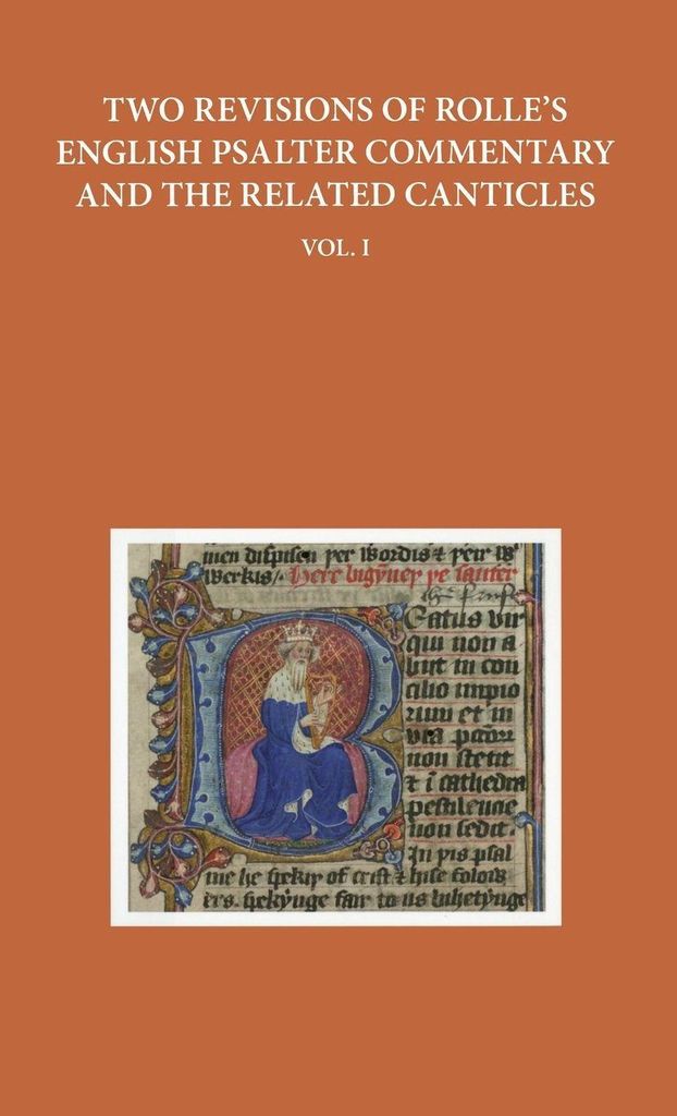 Eetso 340 Two Revisions Of Rolle's English Psalter Comm & Rel Cant Vol 1