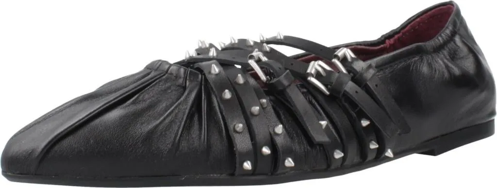 Ballerines Ash Brendah Noir avec Semelle Confort et Finition Premium
