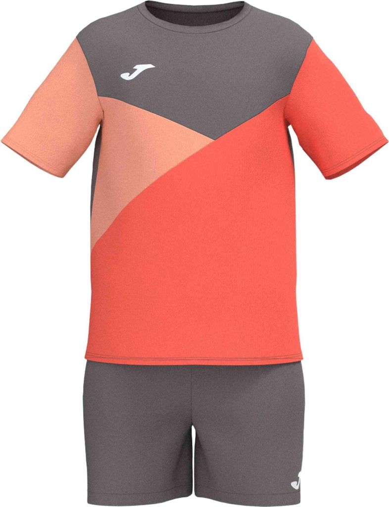 Joma Clothing Set 500735.632 in CORAL GRIS color size 7-8 años