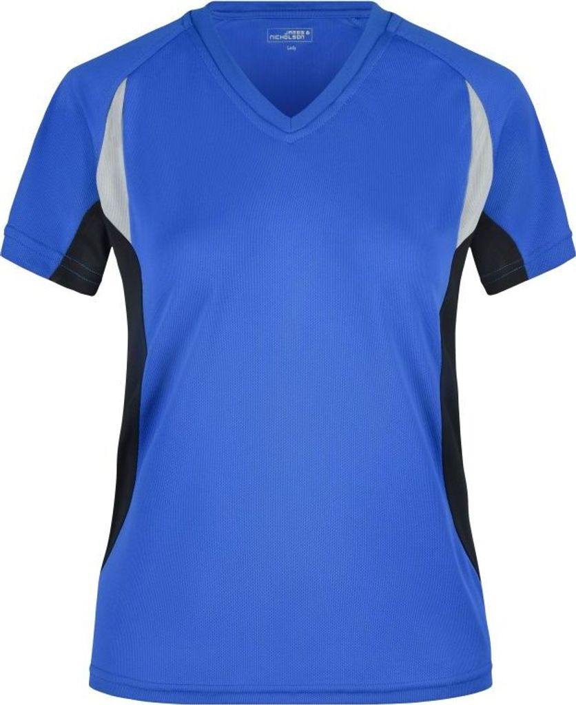 Ladies' Running-T Atmungsaktives Laufshirt royal/black, Gr. M