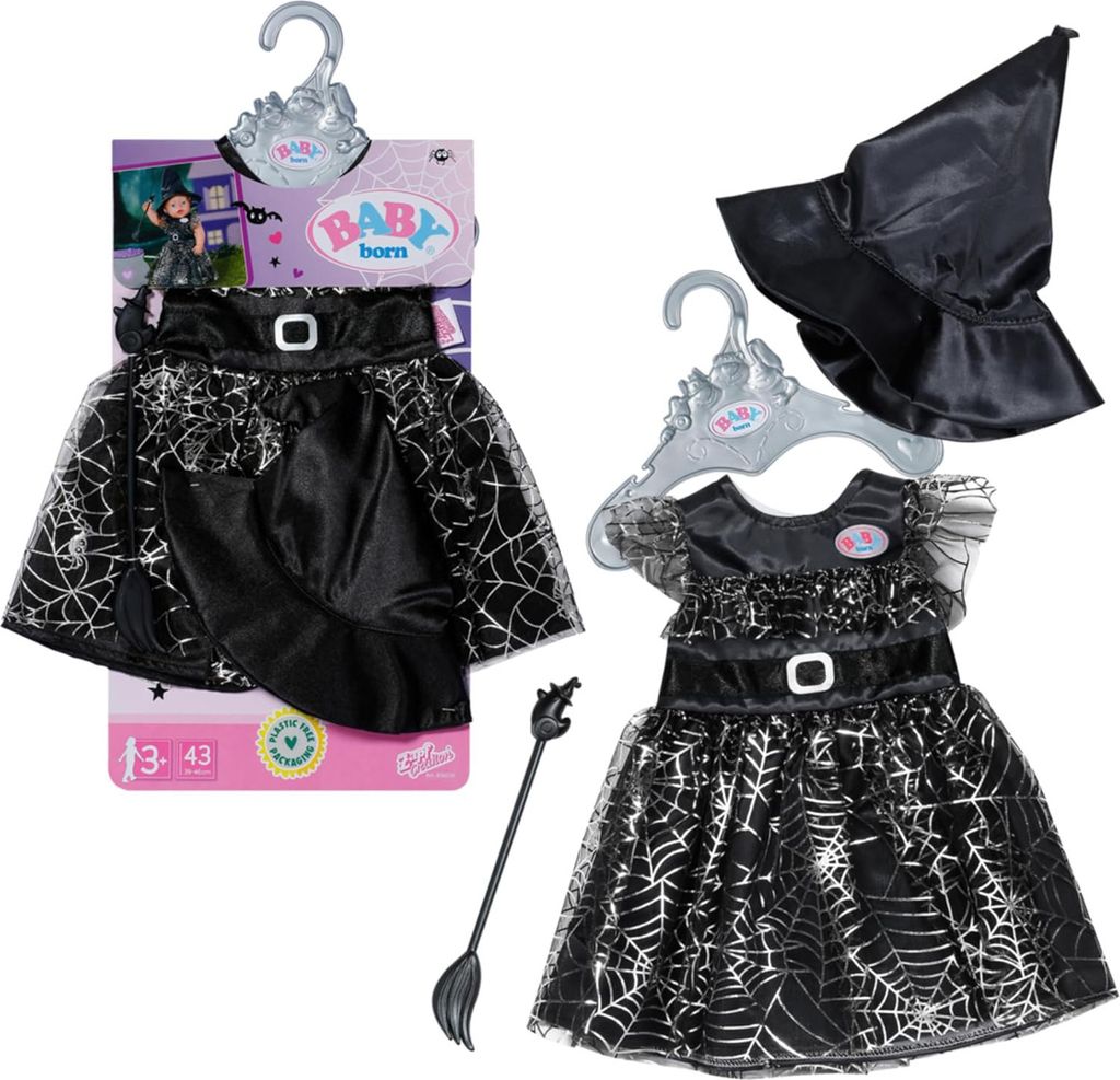 Zapf BABY born Hexenkleid 43cm Produktbild 1