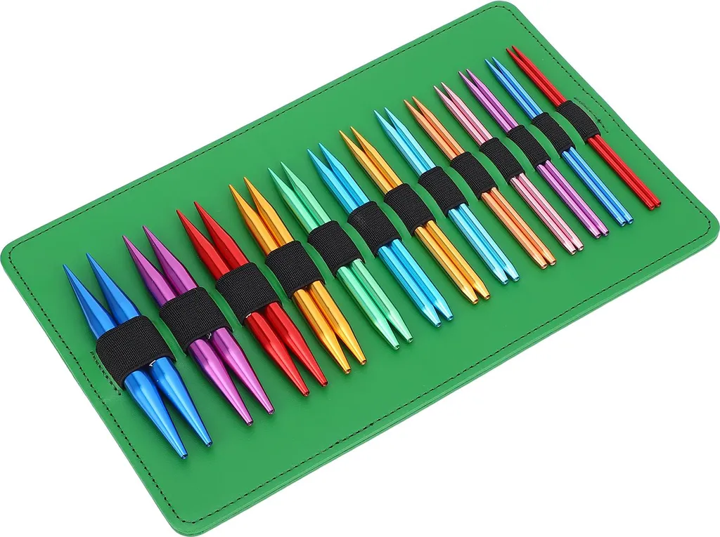 Set complet aiguilles circulaires pour tricoter bonnet, écharpe et pull