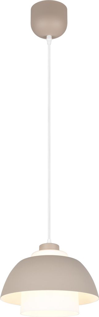 Reality Leuchten Pendelleuchte TILOS beige DH 30x150 cm beige