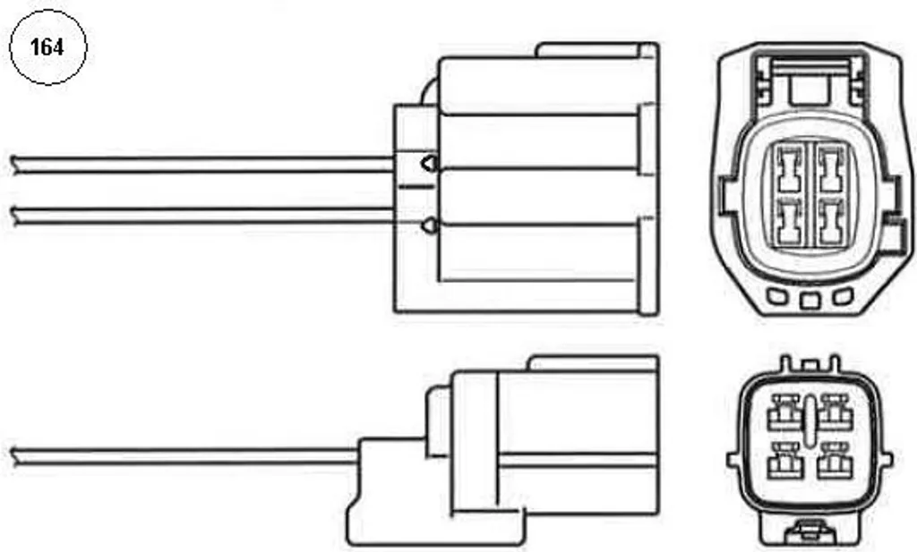 Sonde de régulation gaz d'échappement NGK 95845 pour Mazda 3 et 5