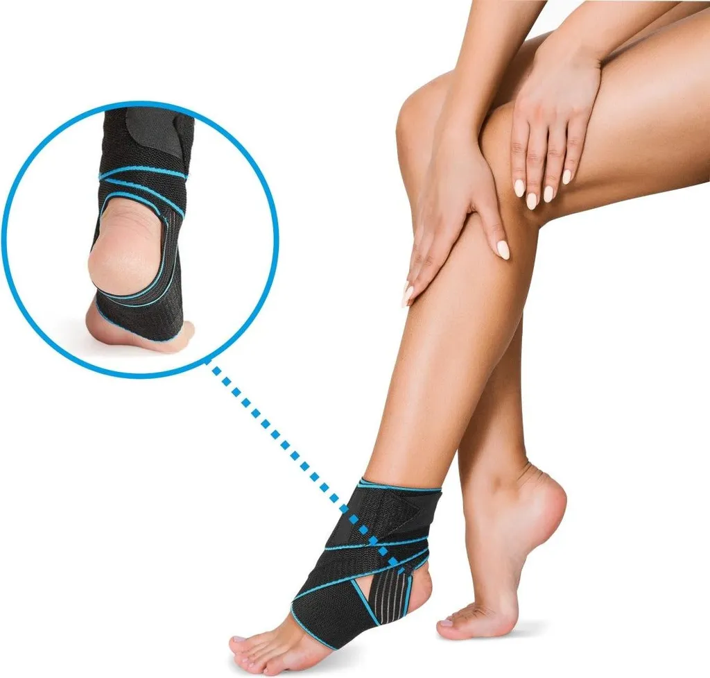 Benda flessibile in neoprene per il piede - Supporto regolabile