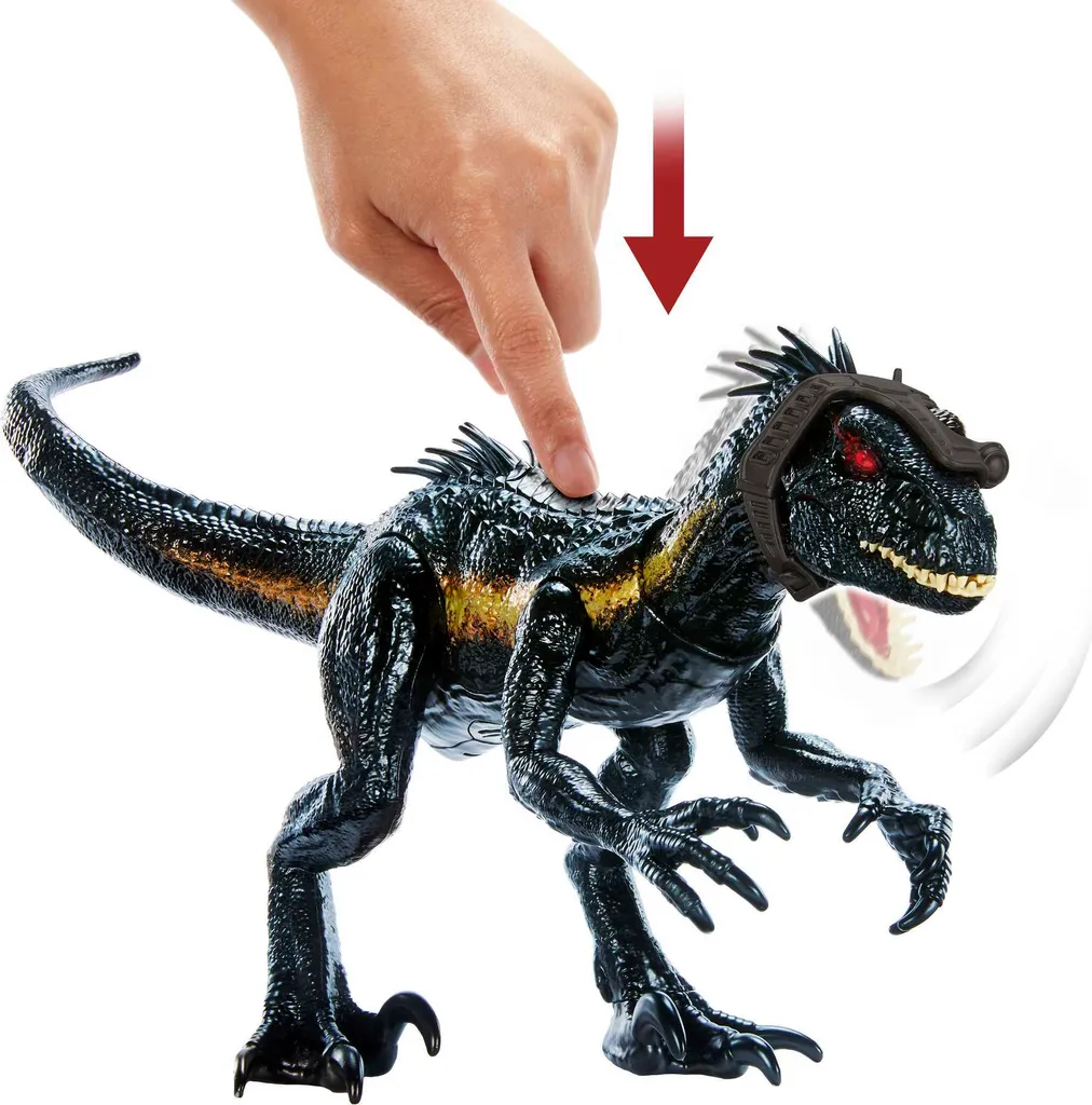 Jurassic World Indoraptor Dino Tracker avec figurine code AR Track - 5