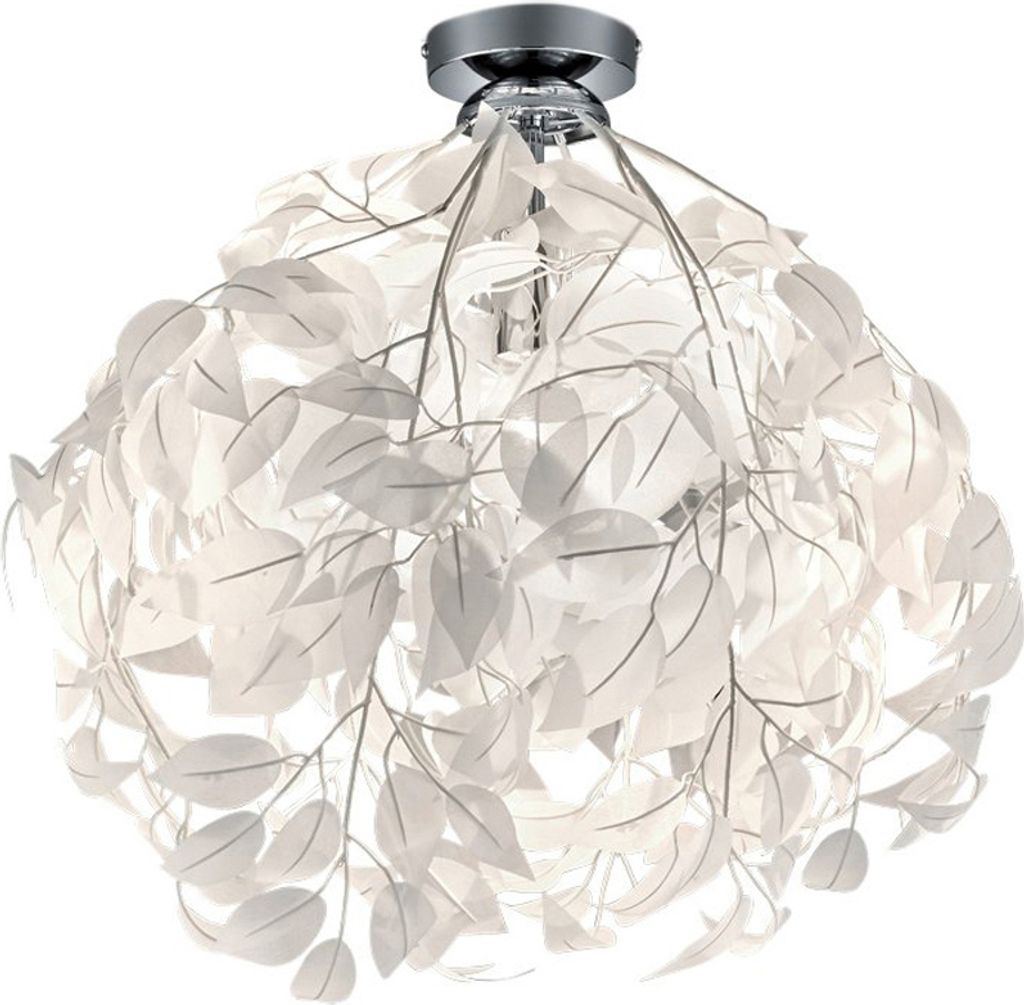 A close-up studio shot of a decorative ceiling light fixture.