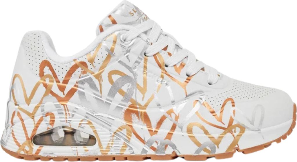 Skechers Damen Sneaker x JGoldcrown UNO weiß Größe 39 Produktbild 
