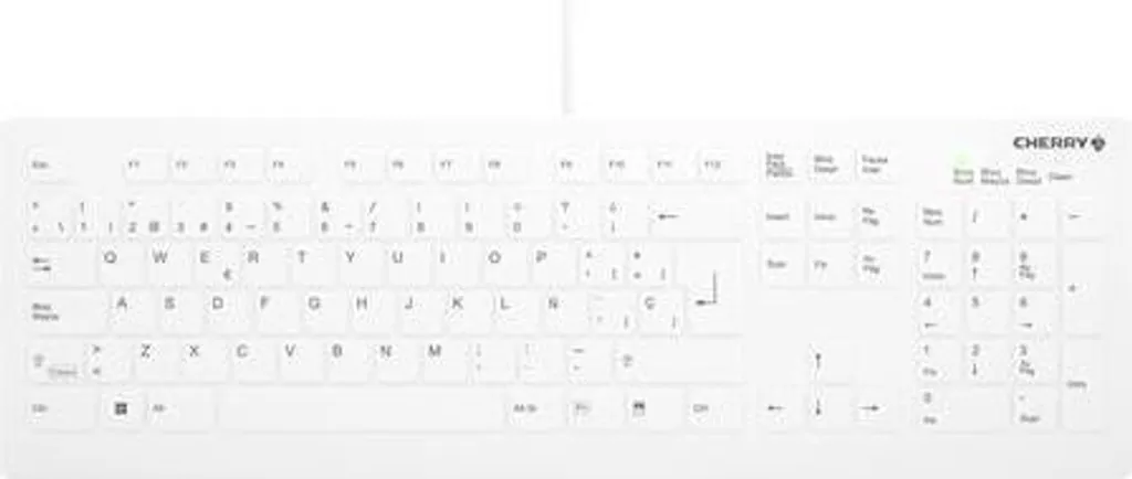 Clavier Médical Lavable Contour ACTIVE KEY - Surface Plate en Silicone